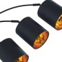 Moderne Lindby Bogenleuchte Abiram, 5-flammig, schwarz. Design-Stehlampe für Wohnzimmer.