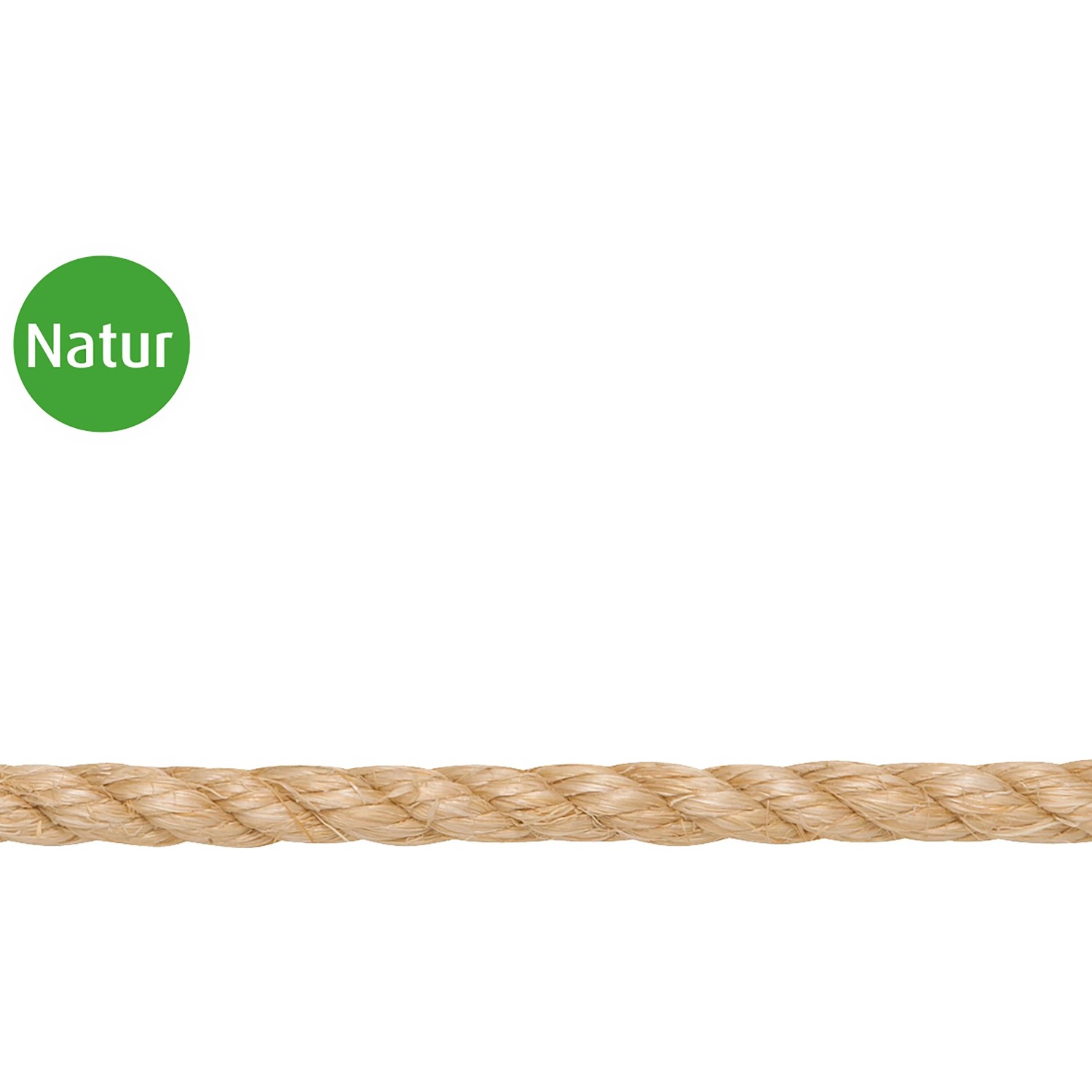 Conacord Seil Sisal Gedreht Ø 8 mm Natur Meterware