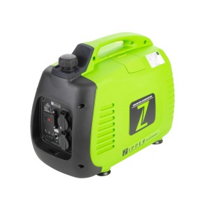 Zipper Inverter Stromerzeuger ZI-STE2000IV, benzinbetrieben, 2 kW, grün/schwarz.