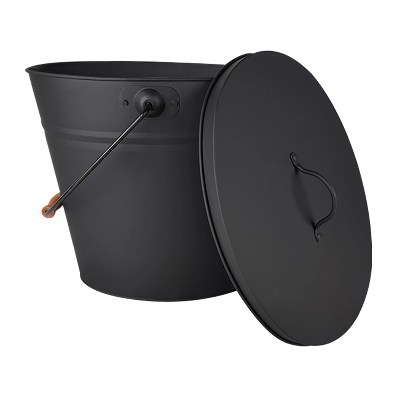 Firefix Mehrzweckeimer 12 Liter Schwarz Matt