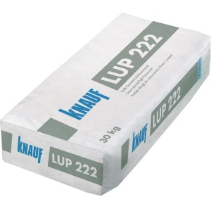 Sack Knauf LUP 222 Leichtunterputz, 30 kg, für Innen- und Außenbereich.