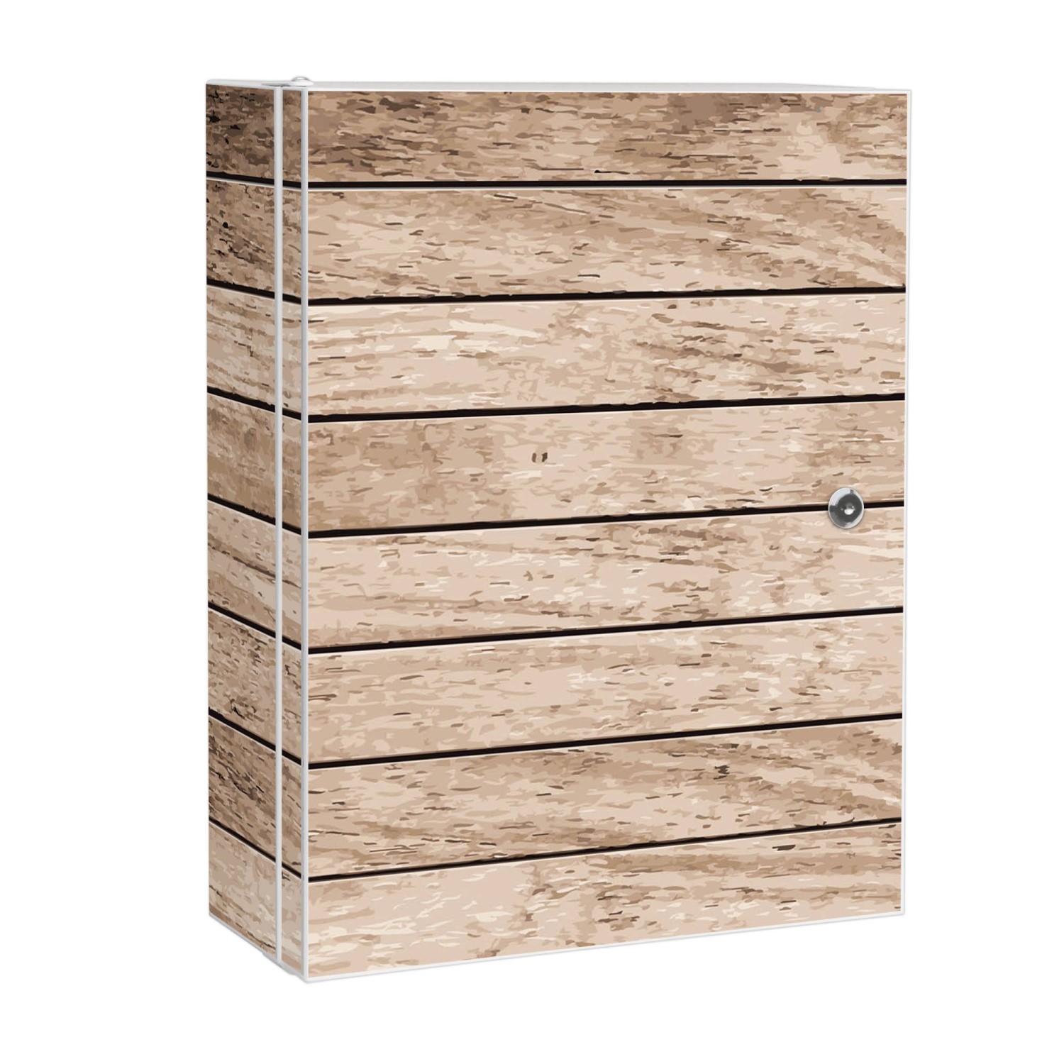 Banjado XXL Medizinschrank Abschliessbar 35x46x15cm Arzneischrank Weiß Aus günstig online kaufen