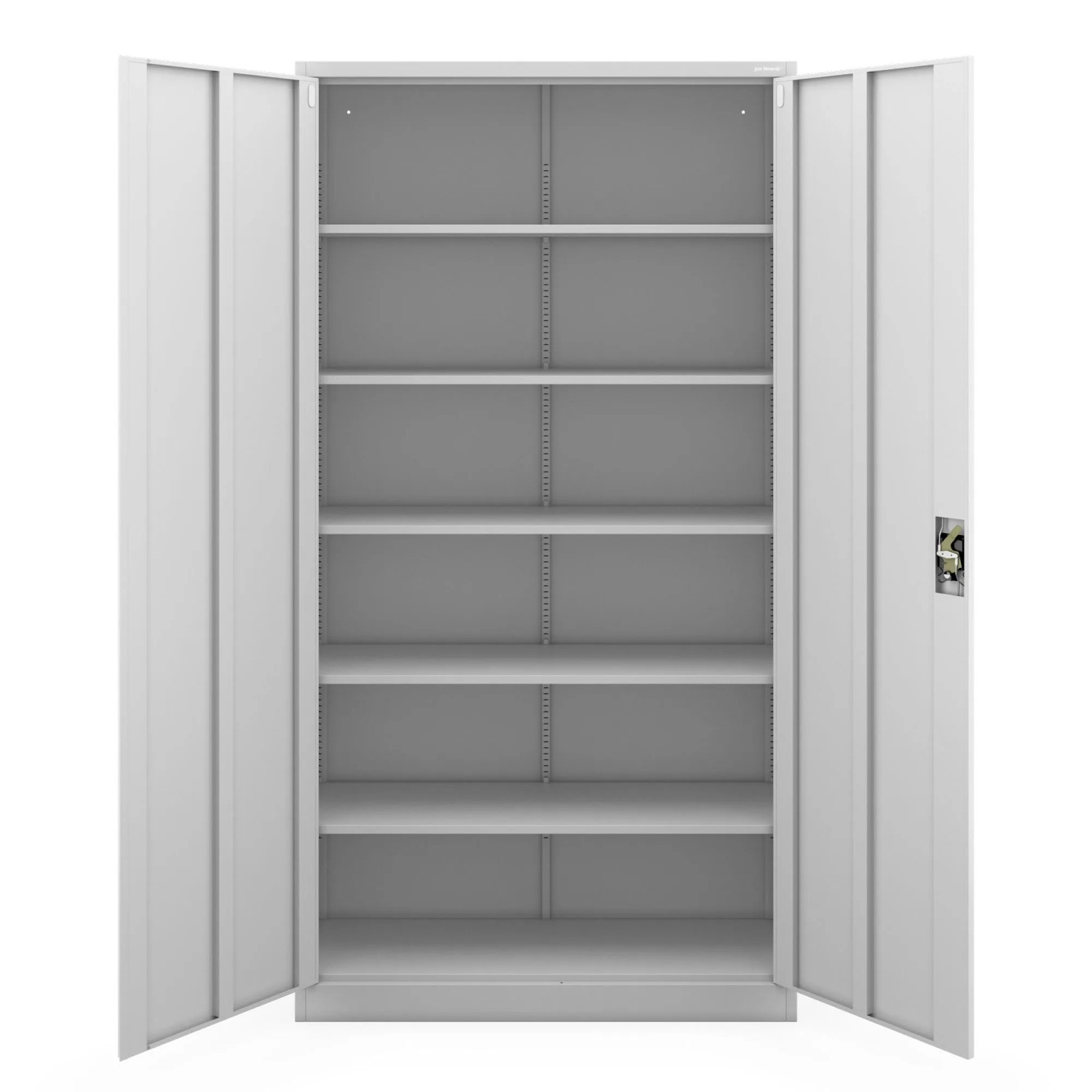 Jan Nowak Metall-Büroschrank JAN II H2200 220 x 115 x 40 cm Grau_4