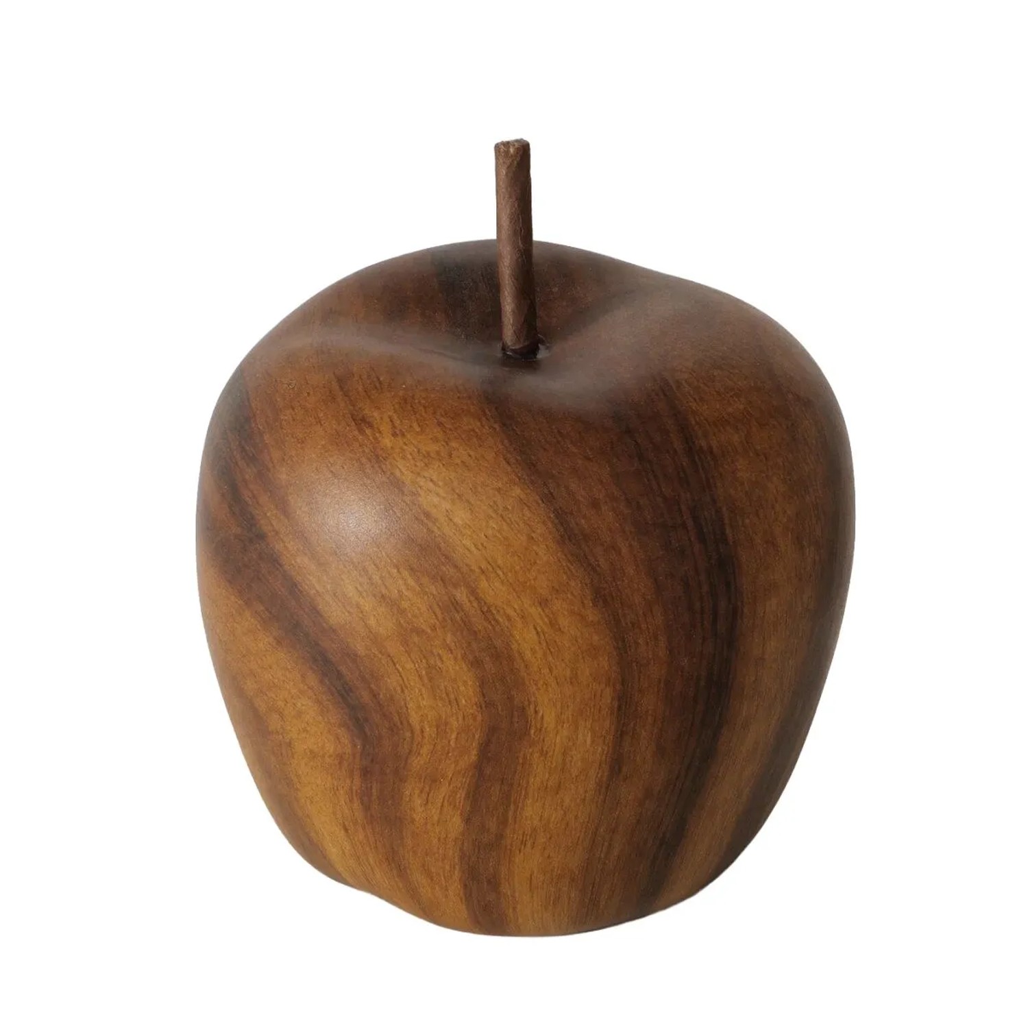 Boltze Deko-Aufsteller Wilhelmy Apfel 8,5 cm x 11 cm Braun