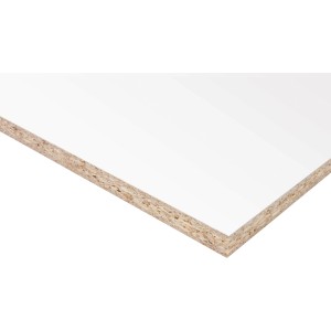 Dekorspanplatte, 280x207x1,2 cm, weiß-matt, für Möbelbau & Regalböden.