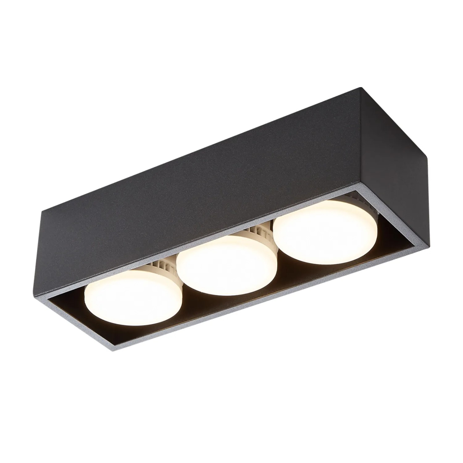NETTLIFE LED Deckenstrahler aus Metall L30cm Schwarz