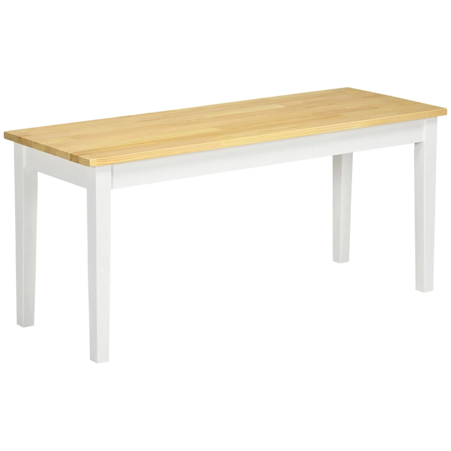 HOMCOM Sitzbank 2-Sitzer bis 220 kg Belastbar 102 x 36 x 45 cm