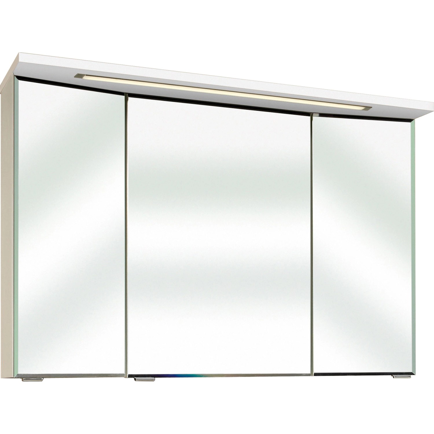 Pelipal Spiegelschrank Trentino Weiß Glänzend 105 cm mit Softclose Türen