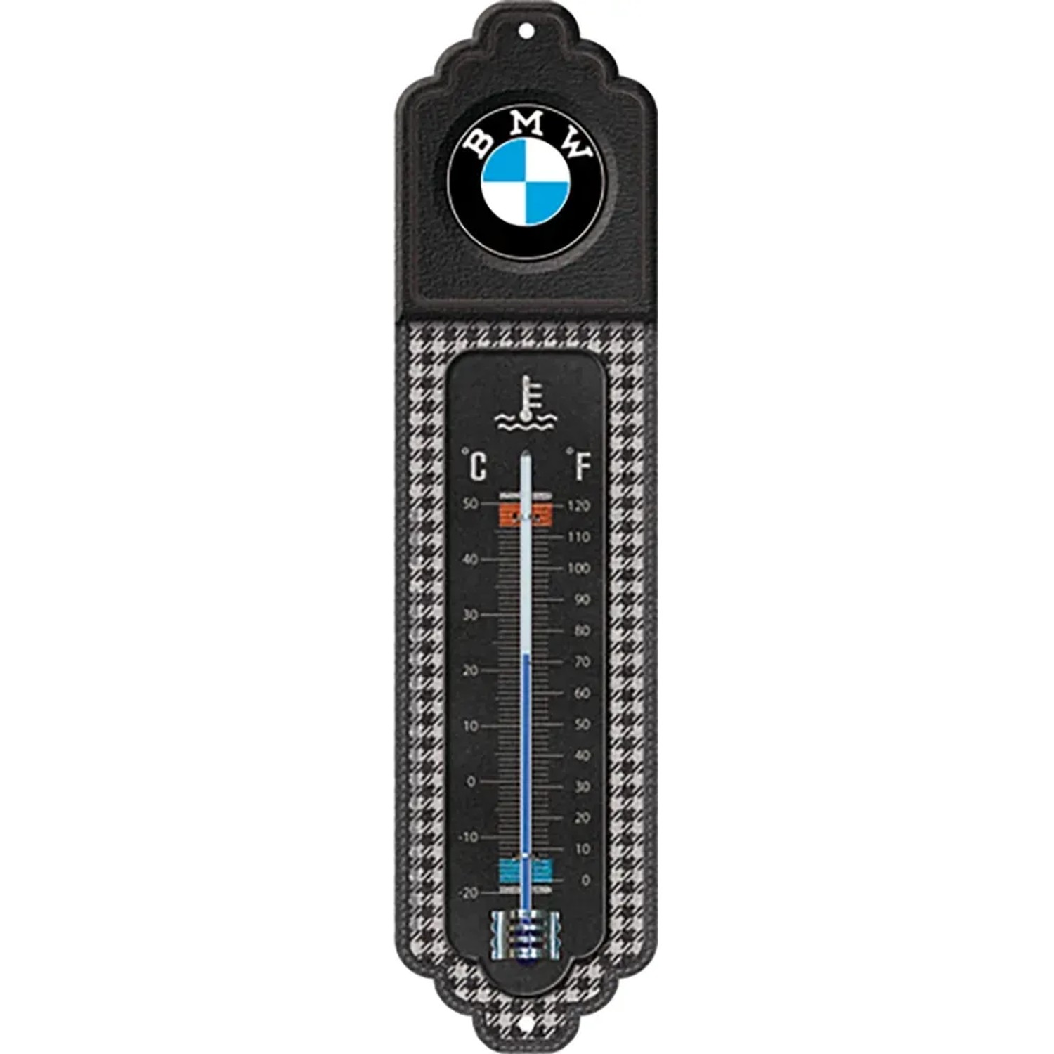 Nostalgic-Art Thermometer, BMW - Classic Pepita