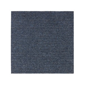 Blaue KARAT Teppichfliese Moscow meliert, 50x50 cm, pflegeleicht und robust.