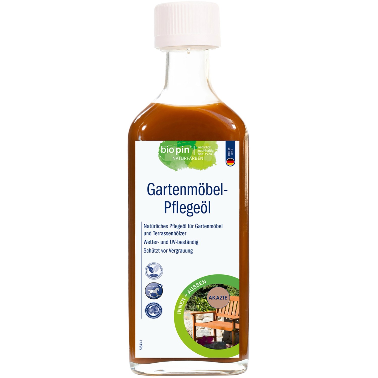 Biopin Gartenmöbel-Pflegeöl Akazie 250 ml günstig online kaufen
