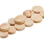 Holzdübel: LUX Ausbesserungs- und Bastelplättchen in 15, 20 und 25 mm Größe.