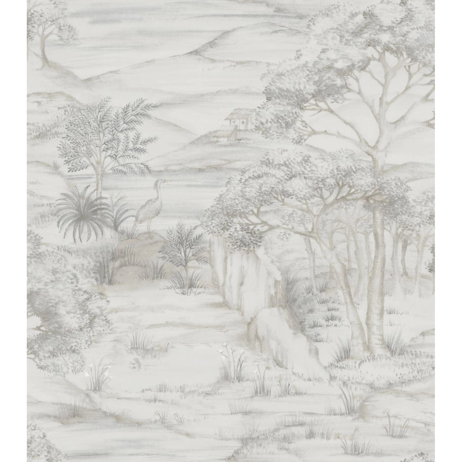 Sanders & Sanders Tapete Landschaft Grau 53 Cm X 1005 M 640742 günstig online kaufen