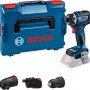 Bosch Professional Akku-Bohrschrauber GSR 18 V-90 FC mit 3 Aufsätzen und L-Boxx.