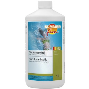 Summer Fun Flockungsmittel 1 l zur Beseitigung von Trübungen im Poolwasser.