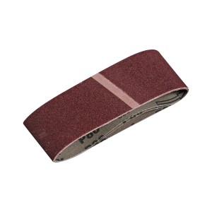 LUX Schleifband 65x410 mm, K40, für Bandschleifer, geeignet für Holz und Metall.