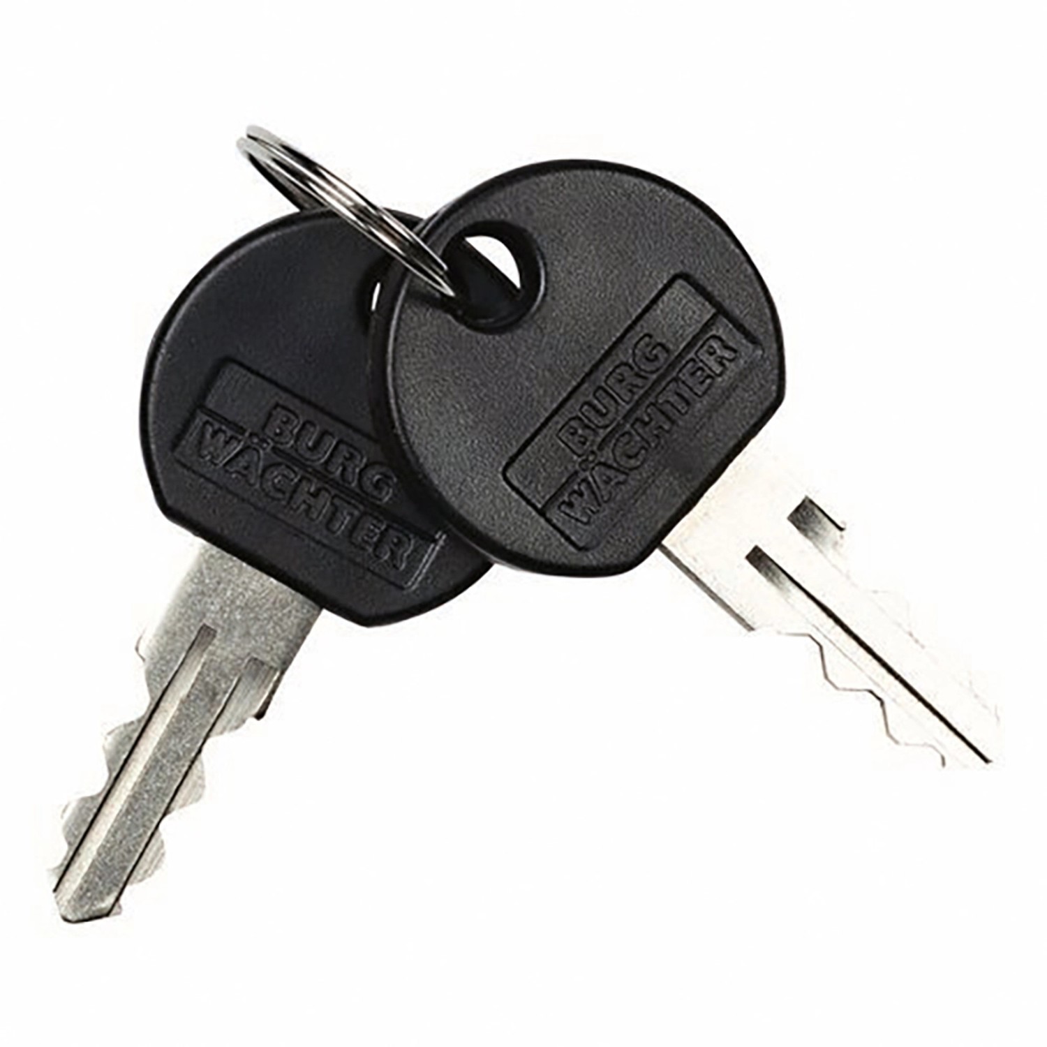 Zwei Schlüssel für Burg Wächter Schlüsselkasten Favor KC 48, hellgrau.