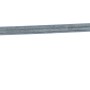 Verzinkter Sturmhaken mit Platte, 8 mm x 200 mm, zur Fixierung von Türen und Klappläden.