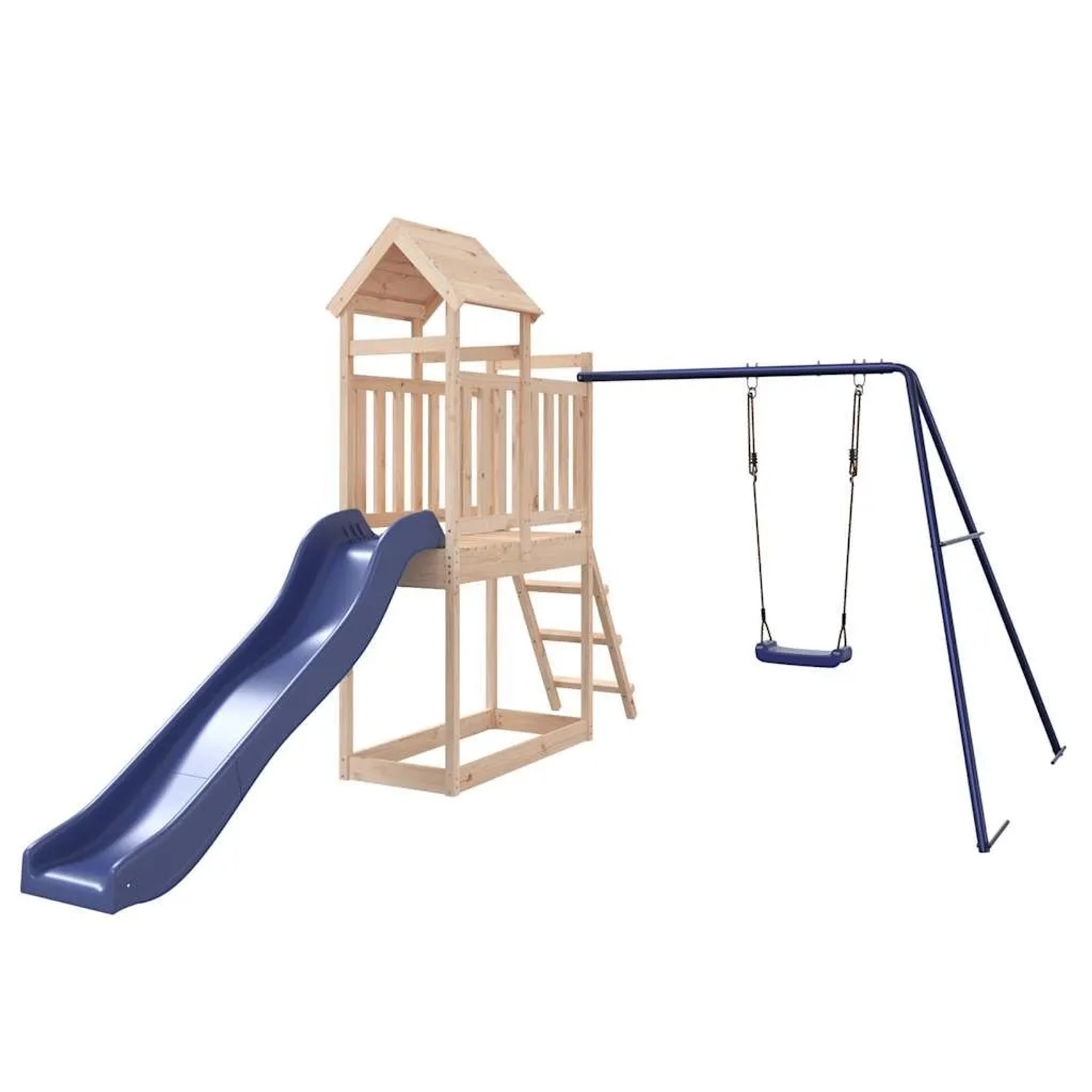 vidaXL Spielturm Massivholz Kiefer 3155876