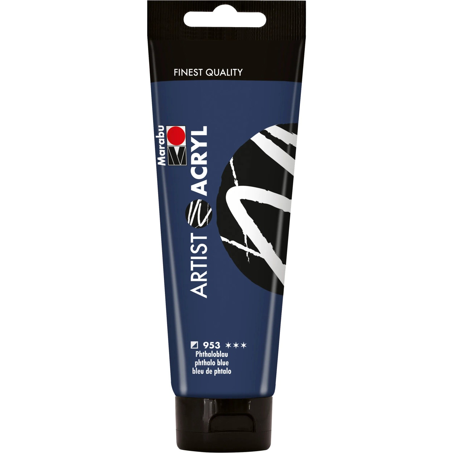 Marabu Artist Acrilico – 75 Ml, Colore Paynes Grigio – Vernice Acrilica Di Qualità Made In Germany