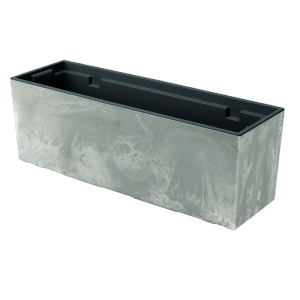 Prosperplast Blumenkasten Urbi Case Beton Effekt 770 x 235 x 246 mm Hellgrau