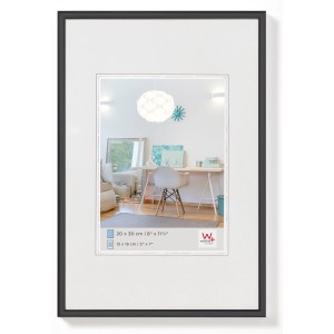 Walther Design Bilderrahmen New Lifestyle, 20x25 cm, Kunststoff, schwarz, für Dekoartikel & Wohnaccessoires.