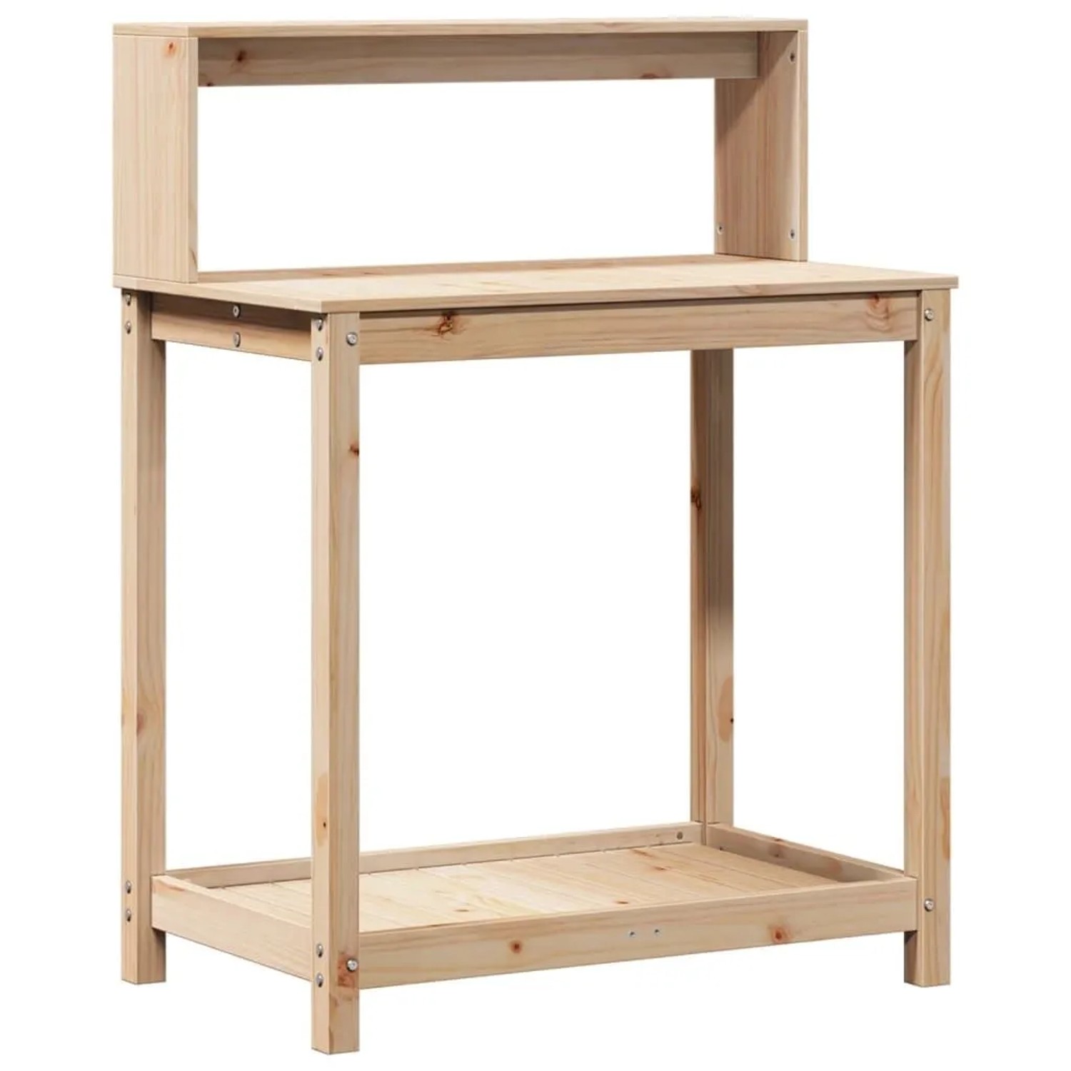 vidaXL Pflanztisch mit Ablagen 82,5x50x109,5 cm Massivholz Kiefer 832407