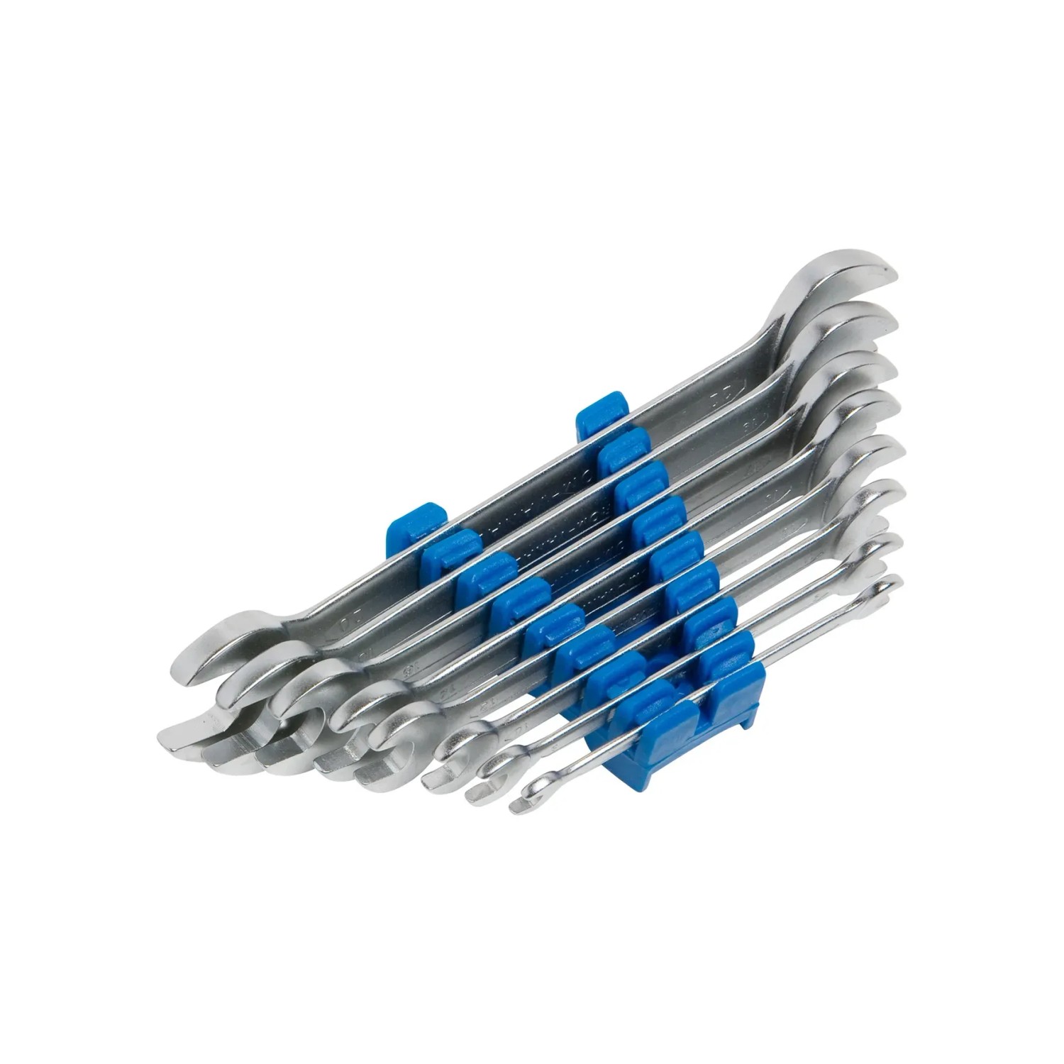 LUX Gabelschlüssel-Satz, 8-teilig (6-22 mm) im Kunststoffhalter.