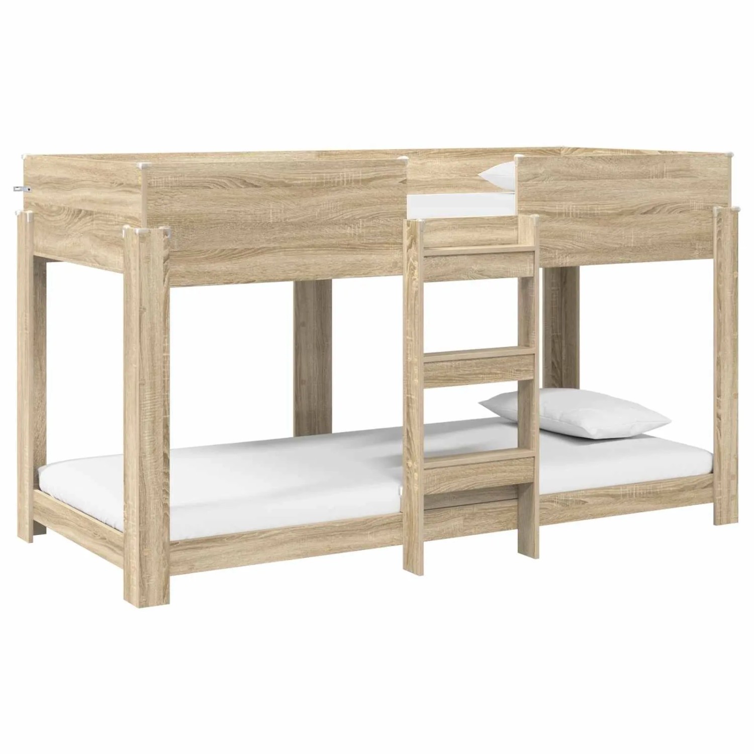 vidaXL Etagenbett für Kinder Sonoma-Eiche 100 x 200 cm Holzwerkstoff 341051 günstig online kaufen