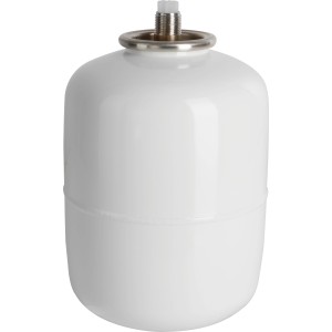 Reflex Refix DD 8 Ausdehnungsgefäß in Weiß für Heizungs- und Brauchwassersysteme.
