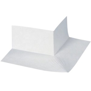 Lugato Außenecke EC1 Plus, Dichtungsecke aus Polypropylenvlies für Fliesenzubehör, 11,5x6cm.