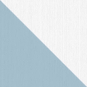 PROFHOME Vliestapete mit Streifenmuster in Weiß und Hellblau, überstreichbar.