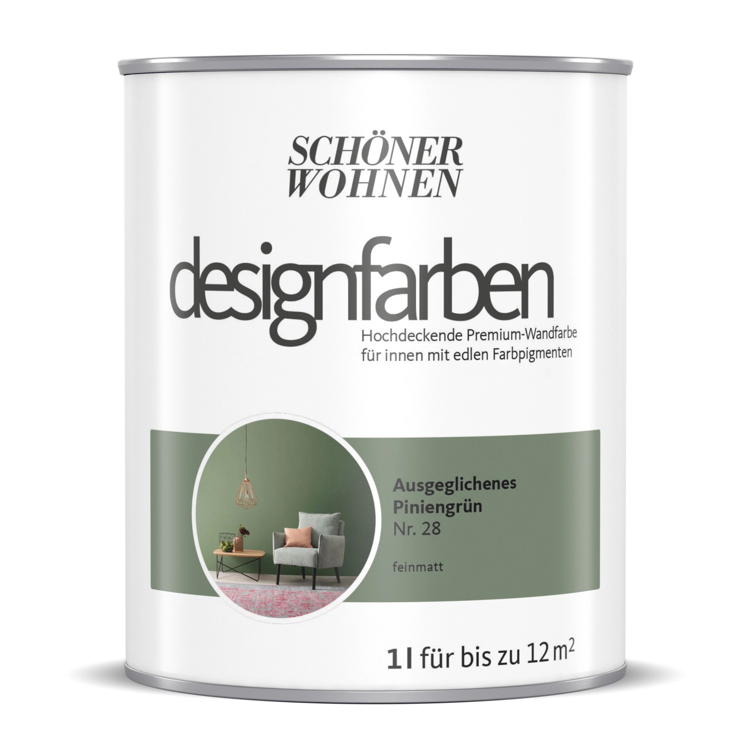 Schöner Wohnen Designfarben Ausgeglichenes Piniengrün 1 l