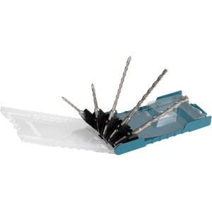 Makita Steinbohrer-Set SDS-PLUS, 5-teilig in Aufbewahrungsbox. Bohrer Ø 5-10 mm.