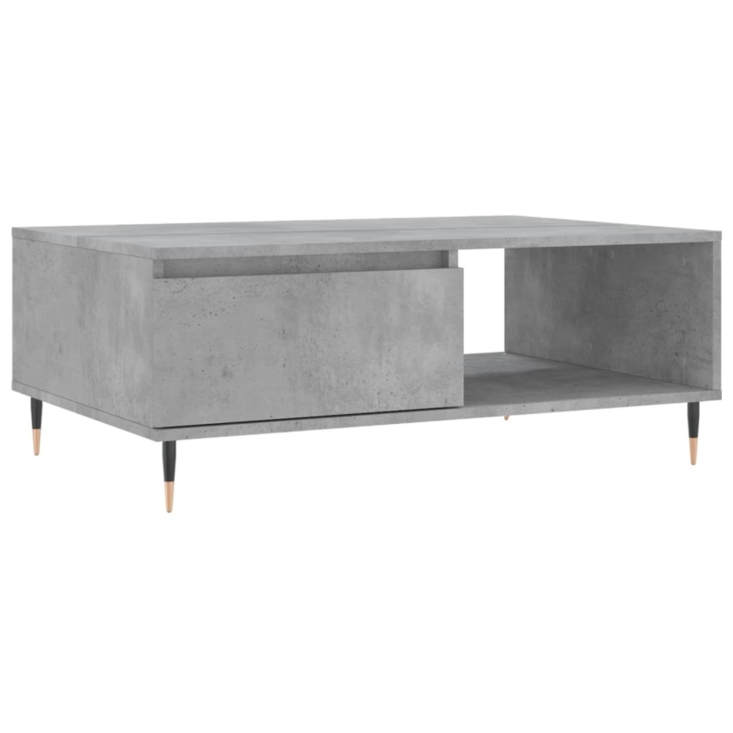 vidaXL Couchtisch Betongrau 90x60x35 cm Holzwerkstoff Modell 3 günstig online kaufen