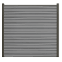Elephant Zaunbretter Stella Line, 6er-Pack, Schilf-Anthrazit, WPC Sichtschutzzaun