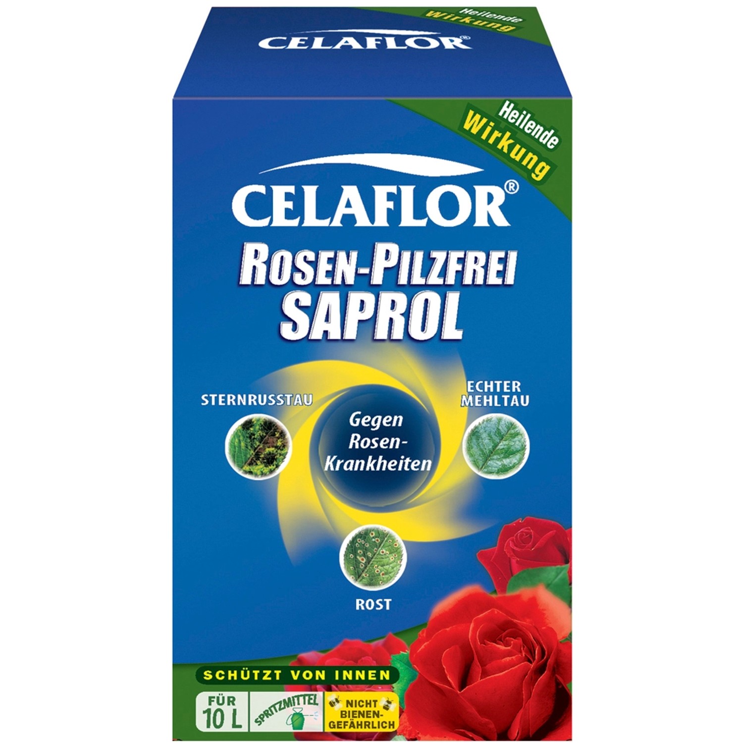 Celaflor Rosen-Pilzfrei Saprol 100ml: Fungizid zur Bekämpfung von Pilzkrankheiten an Rosen.