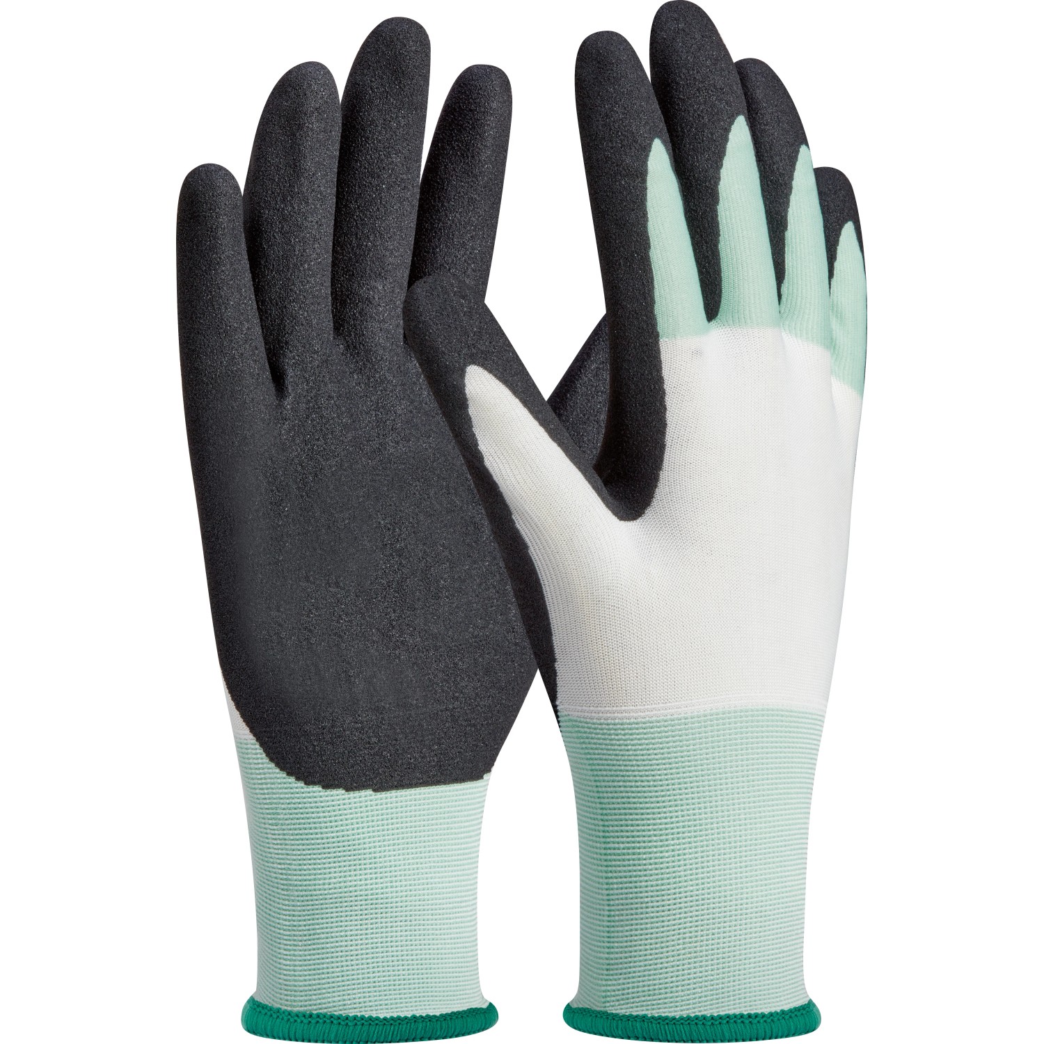 LUX Arbeitshandschuhe Active Cool, Größe 8, mit Nitril-Beschichtung für Garten und Werkstatt.