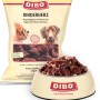 Dibo Rinderherz Frostfutter für Hunde und Katzen, 500g Packung und Schale mit rohem Barf.