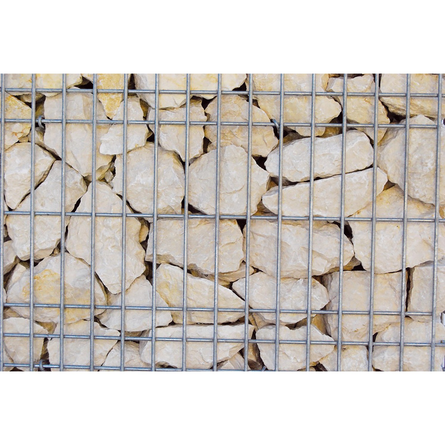 Scherf Fertig-Gabione Marmorbruch Chateau-Beige 50 cm x 50 cm x 50 cm