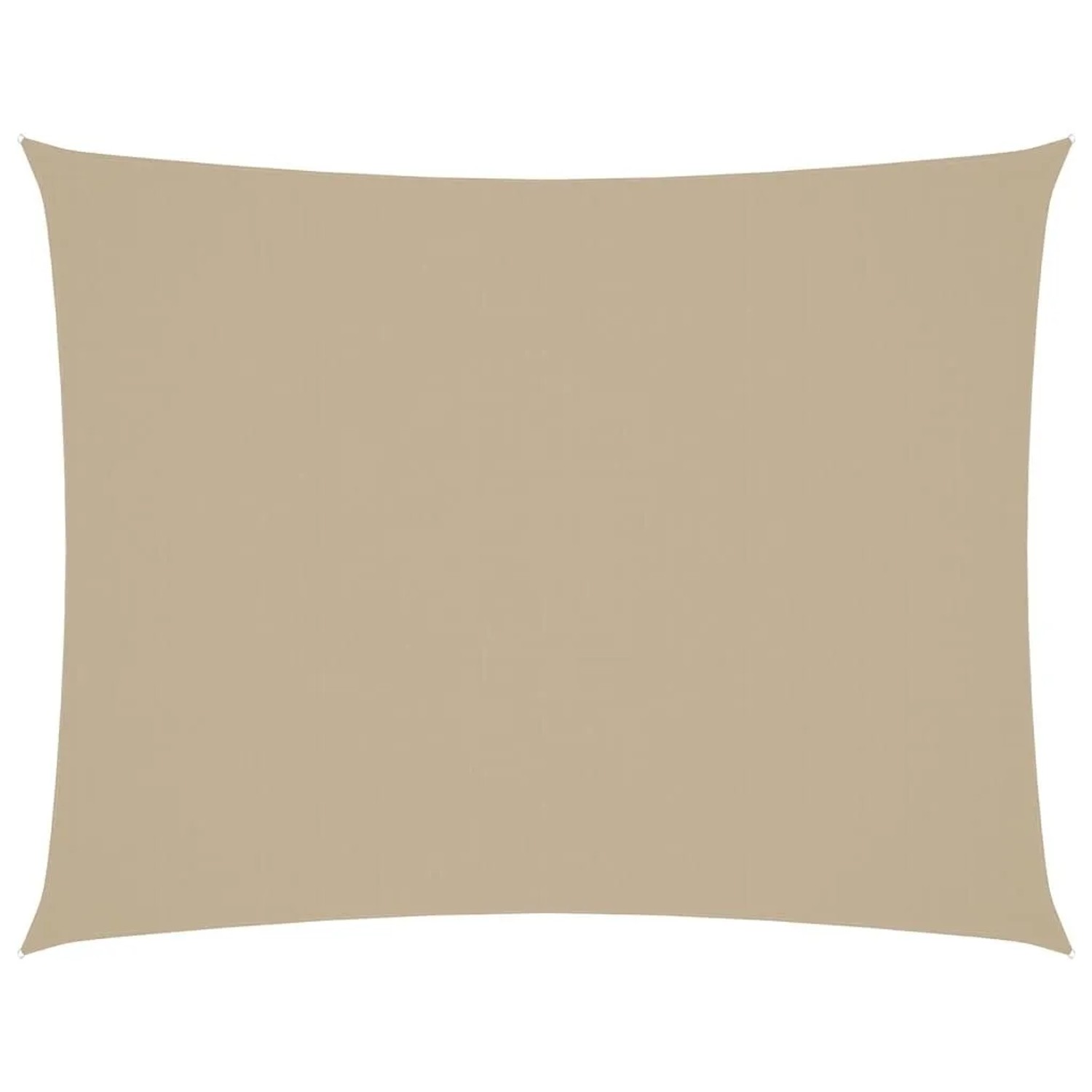 vidaXL Sonnensegel Oxford-Gewebe Rechteckig 3x6 m Beige 135158