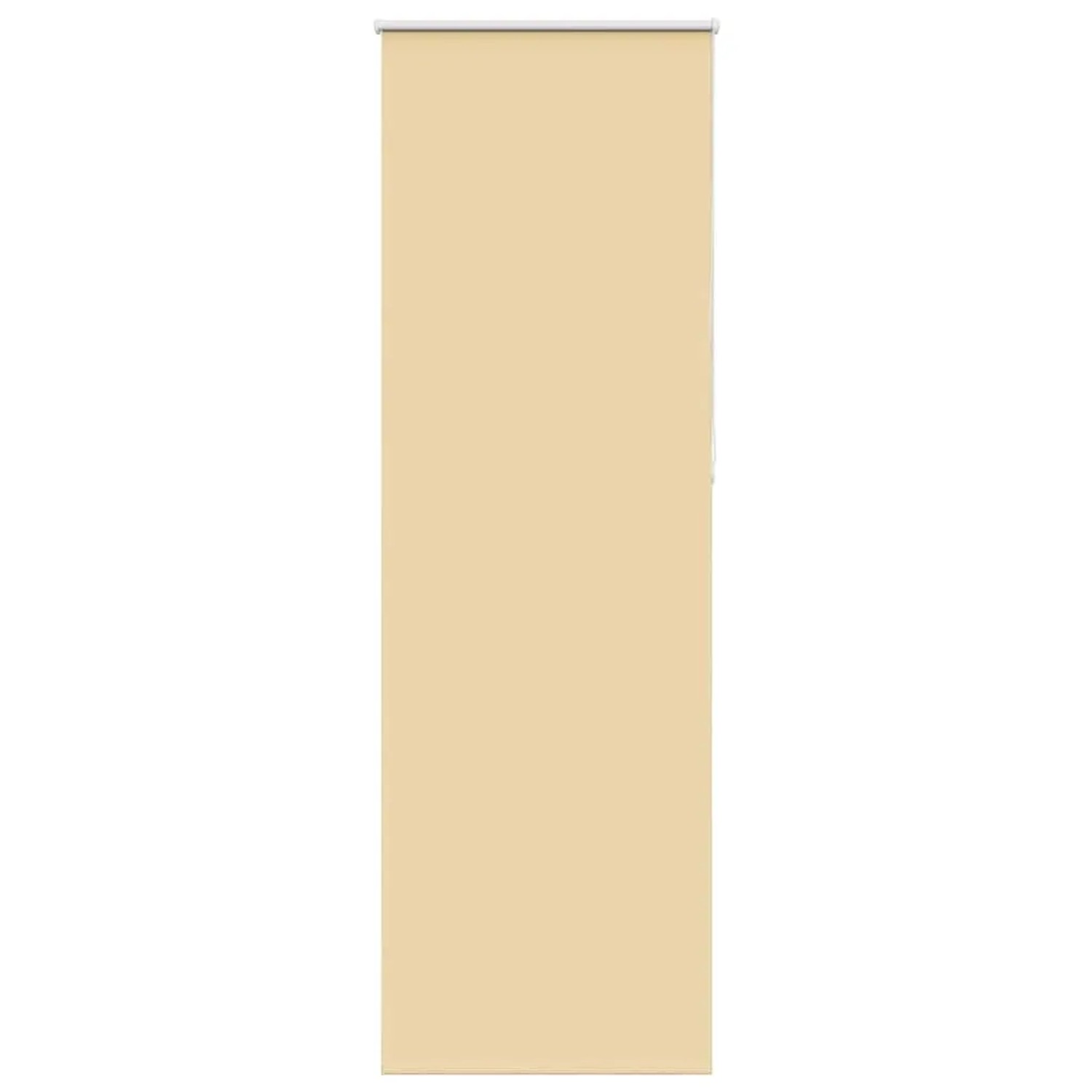 vidaXL Verdunkelungsrollo Beige 65x210cm Stoffbreite 60,7 cm Polyester 4010 günstig online kaufen