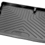 Schwarze Gummi Kofferraumwanne für Opel Corsa C (2000-2006) mit Rand, passgenaues Autozubehör.