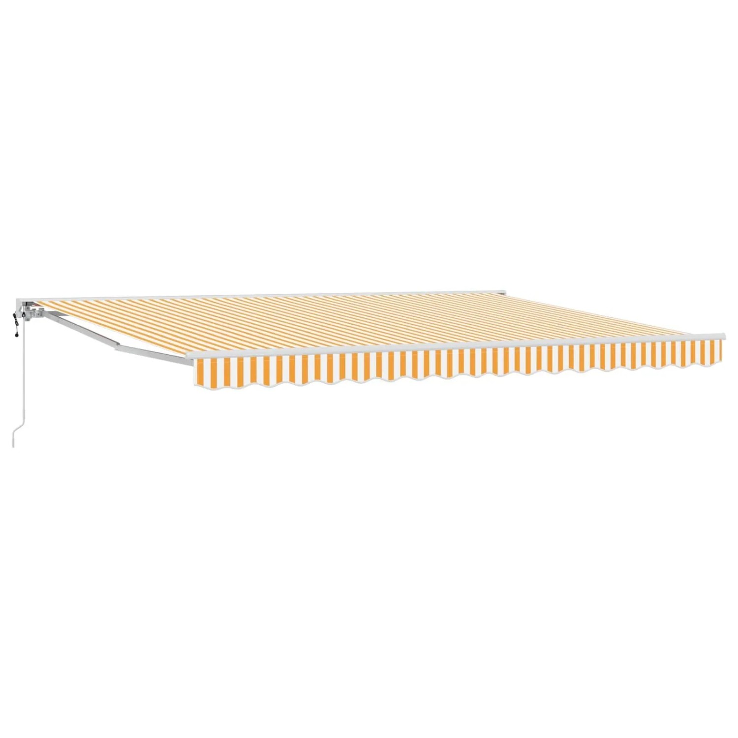 vidaXL Elektrische Ausziehbare Markise Orange 4,5 x 3 m 3421030
