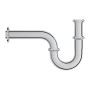 Verchromter Siphon für baliv Waschtisch 60 cm, Teil des Waschtischsets.