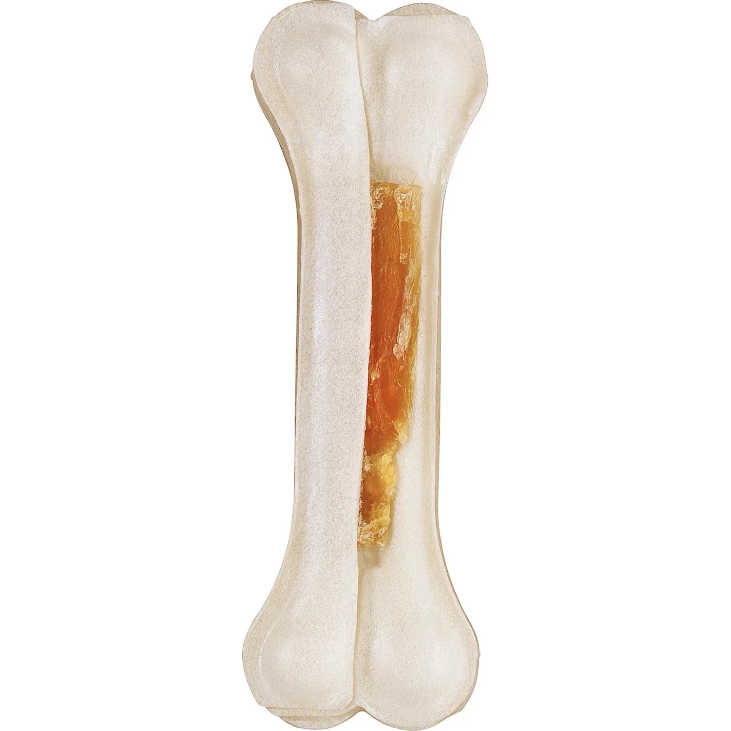 8in1 Delights Strong S Kauknochen für kleine Hunde, gefüllt mit Hähnchenbrust. Zahnpflege-Snack.