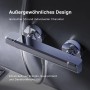 AM.PM Flash Duscharmatur Thermostat FNA40022 in Schwarz für die Dusche.
