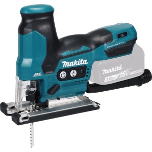 Makita Akku-Pendelhubstichsäge 18V, 135mm Schnitttiefe, Akku-Stichsäge in blau/schwarz.