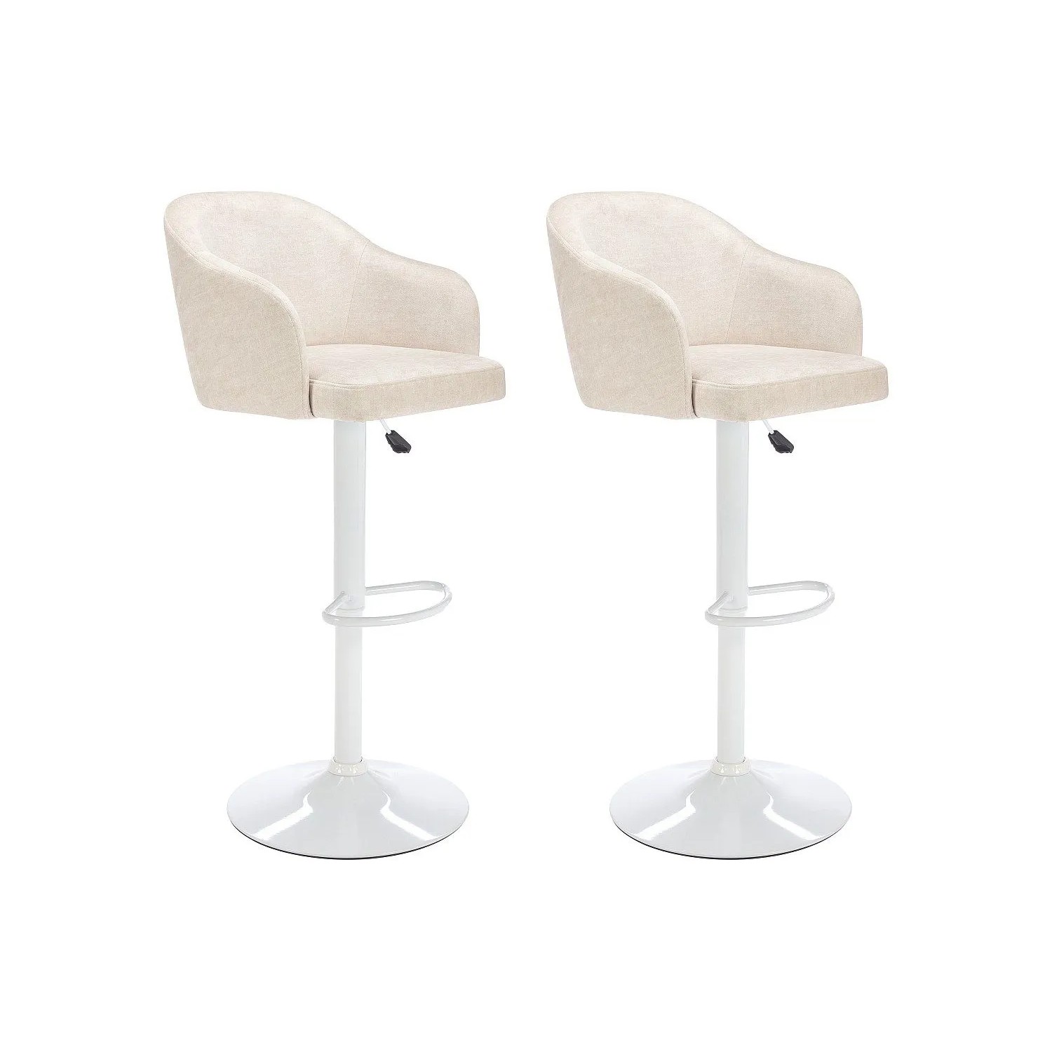 Vente-unique Barhocker Carsten Cremefarben 52 cm