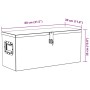 DELUKE Aluminiumbox Mit Deckel Abschließbar Alubox Deichselbox Alu Anhängerbox Werkzeugkiste Transportbox Metallkiste 80x30x35cm Schwarz_7